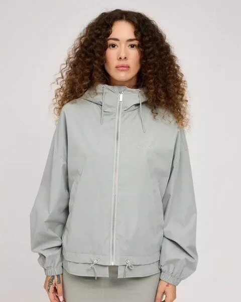 Mazine Mazine Leichte Übergangsjacke Layer Look Light - aus recyceltem Polyester, Aqua grey (grau), – Produktbild 2 von 4