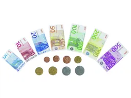 Goki goki Kaufladen Spielgeld, 116-teilig 6,0 x 3,1 - 8,0 x 4,1 cm – Produktbild 1 von 1