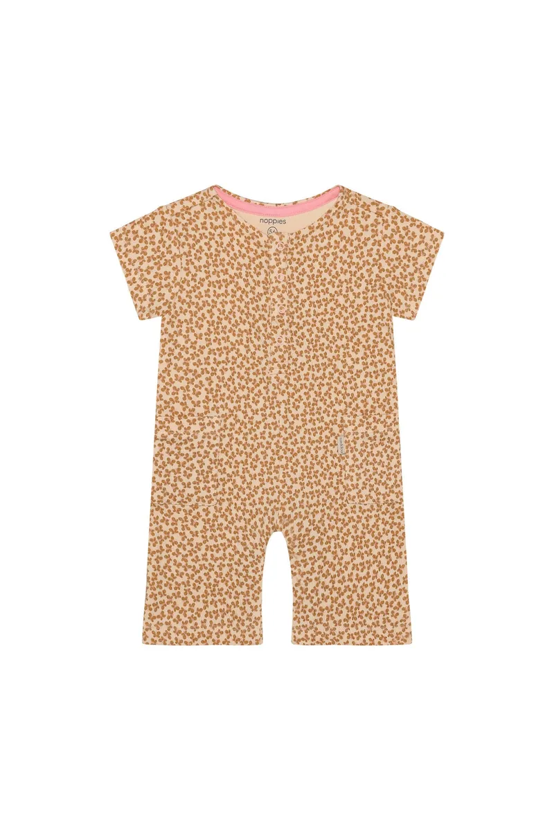 Noppies Baby Jumpsuit all over print, Beige, – Produktbild 1 von 2