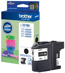 Brother Brother Tintenpatrone LC-221BK schwarz – Produktbild 3 von 3