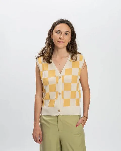 MATONA Matona Weste aus Baumwolle für Frauen / Buttoned Vest, Gambit, – Produktbild 1 von 4