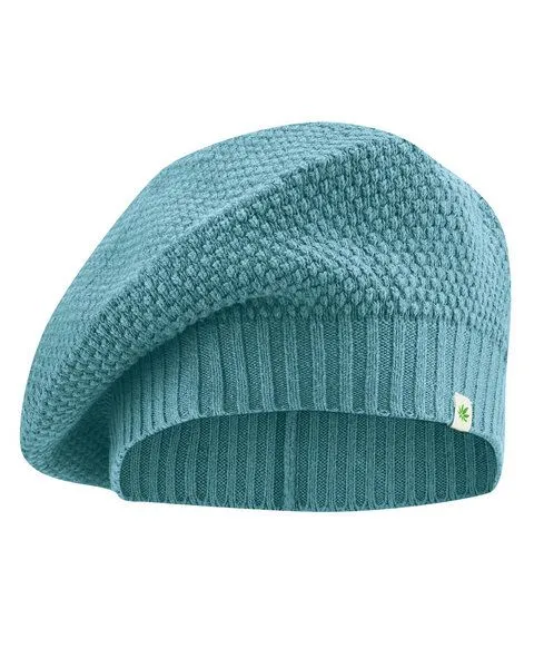 HempAge HempAge Mütze Hanf/Bio-Baumwolle, Wave-170 blau, – Produktbild 1 von 4