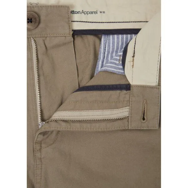 KnowledgeCotton Apparel KnowledgeCotton Apparel Cargo Shorts - Light Feather Gray, Beige, – Produktbild 3 von 4