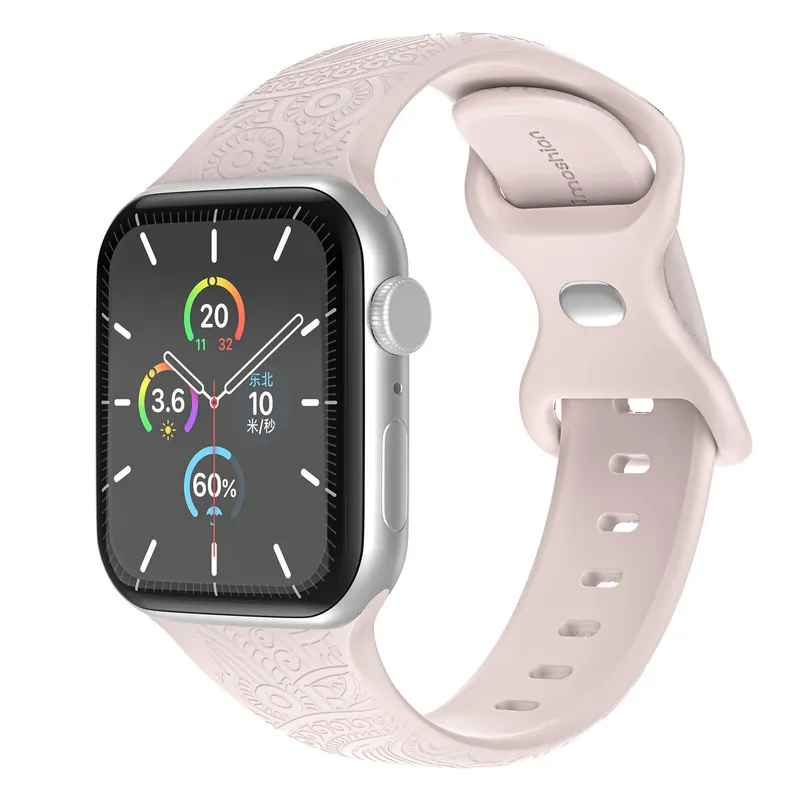 imoshion imoshion Mandala Silikonarmband für Apple Watch | 38/40/41/42 mm, Rosa, – Produktbild 1 von 1