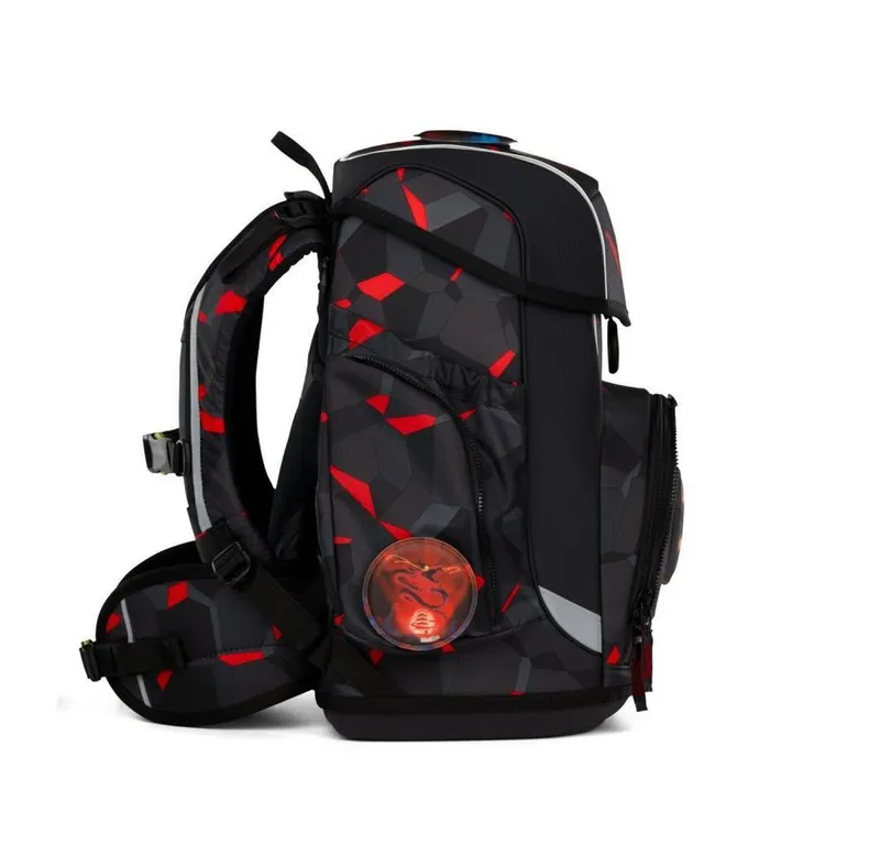 Ergobag Ergobag Schulranzen Cubo (5tlg., inkl. Sportbeutel, Federmäppchen, Schlampermäppchen und Kletties), Taekbärdo, – Produktbild 3 von 5
