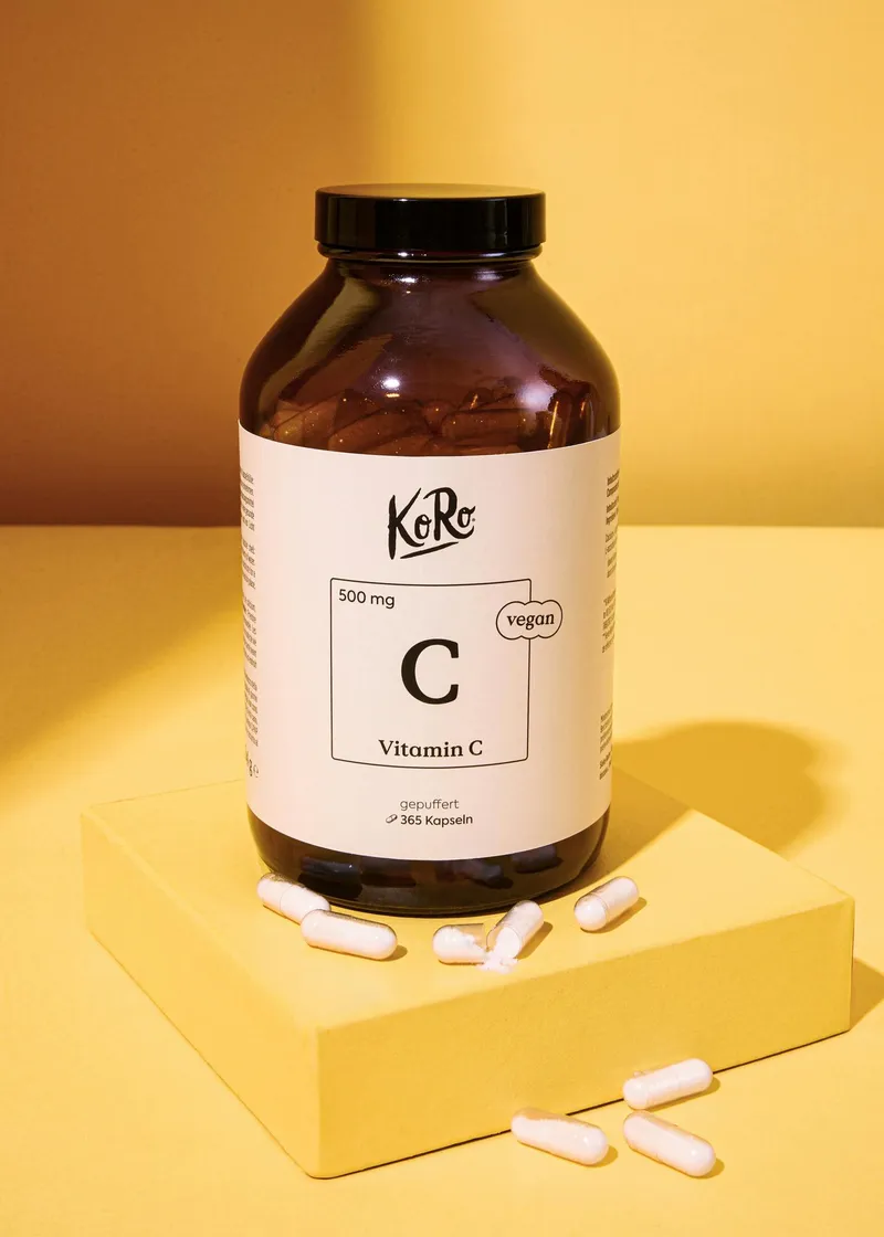 KoRo Gepuffertes Vitamin C Kapseln 365 Stück – Produktbild 2 von 5