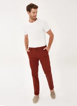 ORGANICATION ORGANICATION Herren vegan Chino Hose Bruin – Produktbild 1 von 1