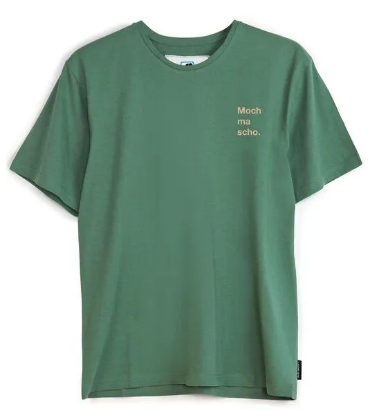 Gary Mash GARY MASH T-Shirt Moch ma scho. aus Biobaumwolle, Oliv (grün), – Produktbild 2 von 4