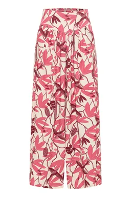 Tranquillo Hose Vickyy aus EcoVero™ Viskose - berry bird / 36 – Produktbild 1 von 1