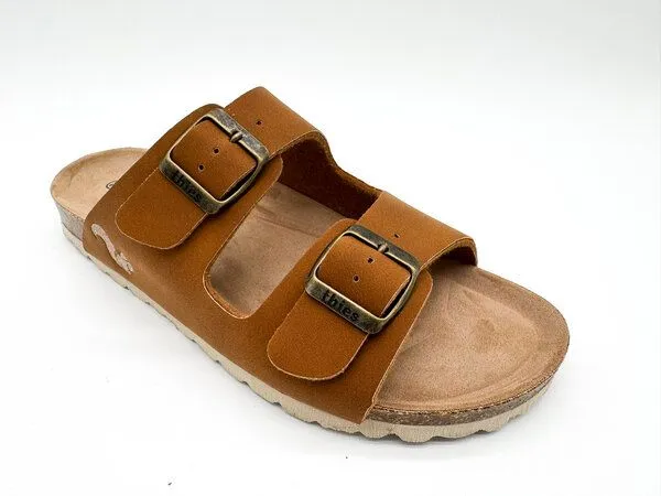 thies Vegane Eco Bio Sandale thies PET MEN, Caramel, – Produktbild 2 von 4