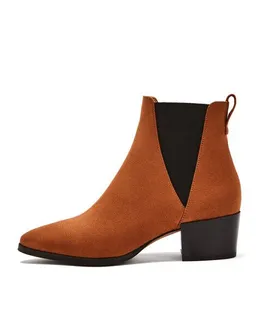 NINE TO FIVE NINE TO FIVE #brygge - veganer Chelsea Boot mit Blockabsatz – Produktbild 1 von 1