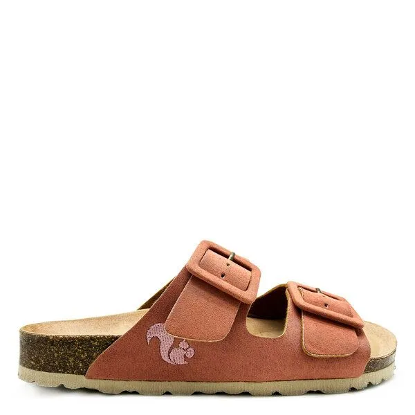 thies Vegane "thies ® Eco Bio Covered" Sandale, Terracotta rose (dunkelrosa), – Produktbild 1 von 4
