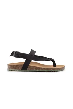 Zouri Zouri Damen vegan Sandalen Insel Schwarz – Produktbild 1 von 1