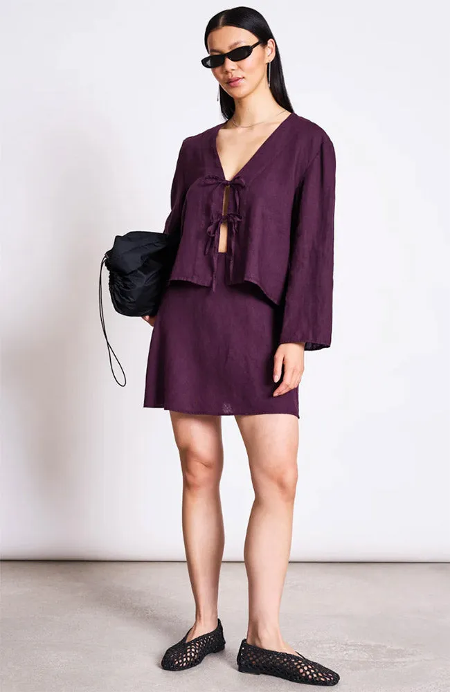 JAN N JUNE JAN 'N JUNE Damen vegan Rock Cercis Cherry, Violett, – Produktbild 1 von 2