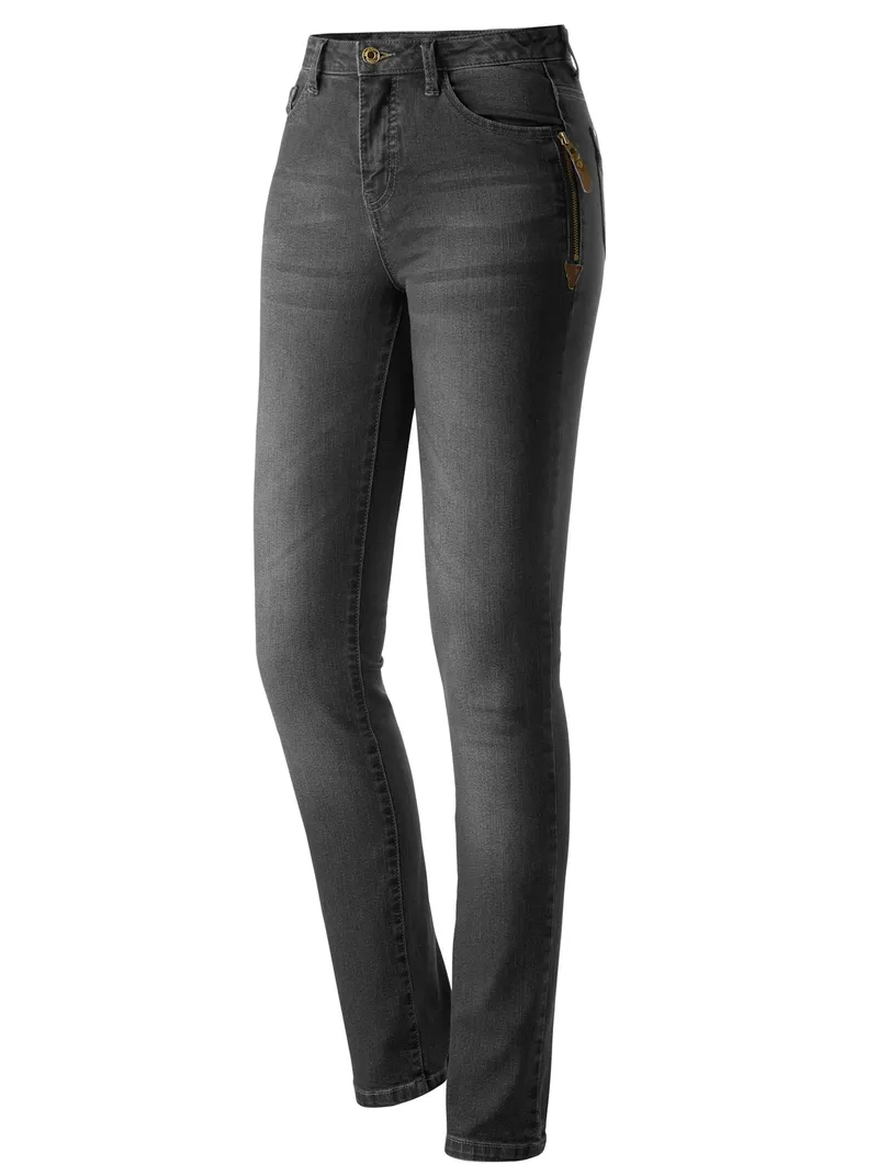 Witt 5-Pocket-Jeans grey-denim, Grey-denim, – Produktbild 1 von 3
