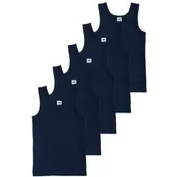 Sweety for kids Sweety for kids Jungen Unterhemd, 5er Pack, Navy, – Produktbild 1 von 1