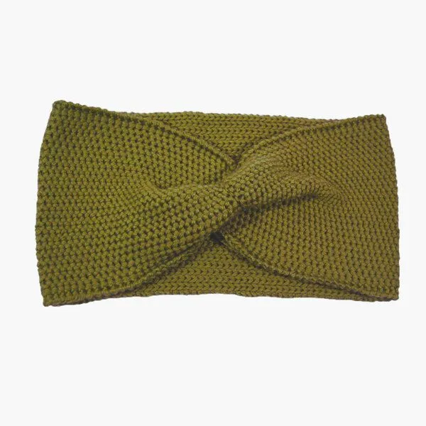 vincente vincente Stirnband mit Twist, Olive, – Produktbild 3 von 3