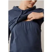 Boob Boob Umstands- und Stillpullover B.Warmer hoodie, Thunder blue, – Produktbild 1 von 1