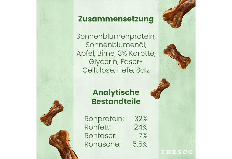 Fresco Dog Martin Rütter Trainingsknöchelchen Vegan 1kg, gesunde Hunde Leckerli, Snack für: Hunde, Hypoallergen, getreidefrei, zuckerfrei – Produktbild 4 von 5