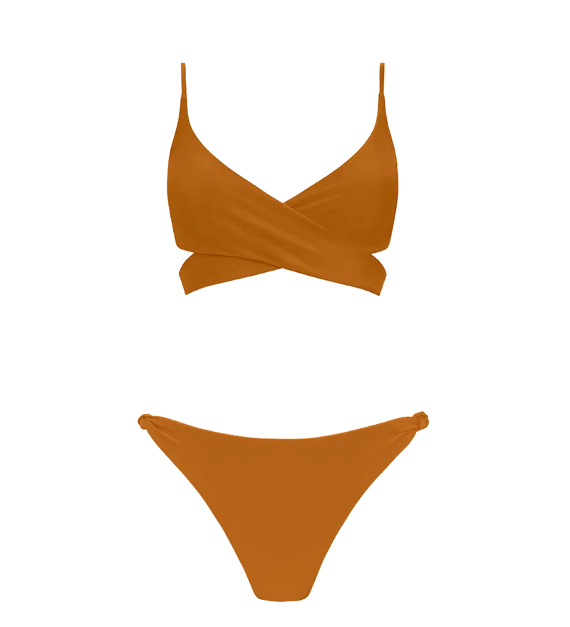 Anekdot Anekdot Damen vegan Bikini Set Lin & Leona, Dunkelgelb, – Produktbild 1 von 2