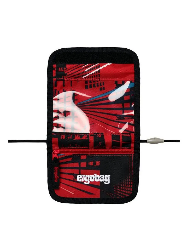 Ergobag Ergobag Geldbörse Brustbeutel (Portemonnaie), Schlaufe zum Umhängen, Rot, – Produktbild 2 von 3
