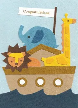 Cards from Africa Cards from Africa Geburtskarte - Arche Noah – Produktbild 1 von 1