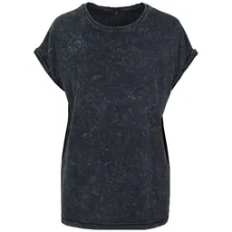 Build Your Brand Build Your Brand Build your Brand Damen T-Shirt Acid Wash 56.0053 Gr. M black – Produktbild 1 von 1