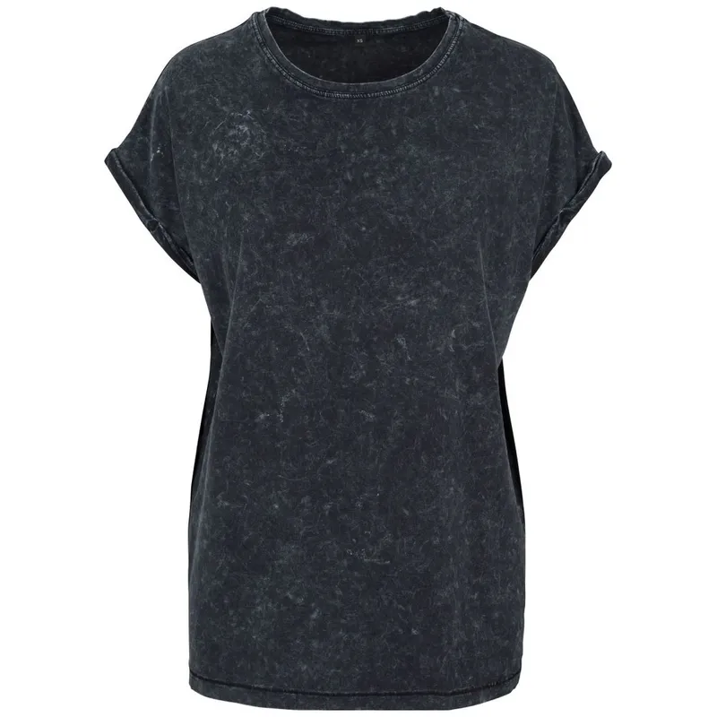 Build Your Brand Build Your Brand Build your Brand Damen T-Shirt Acid Wash 56.0053 Gr. S black – Produktbild 1 von 1