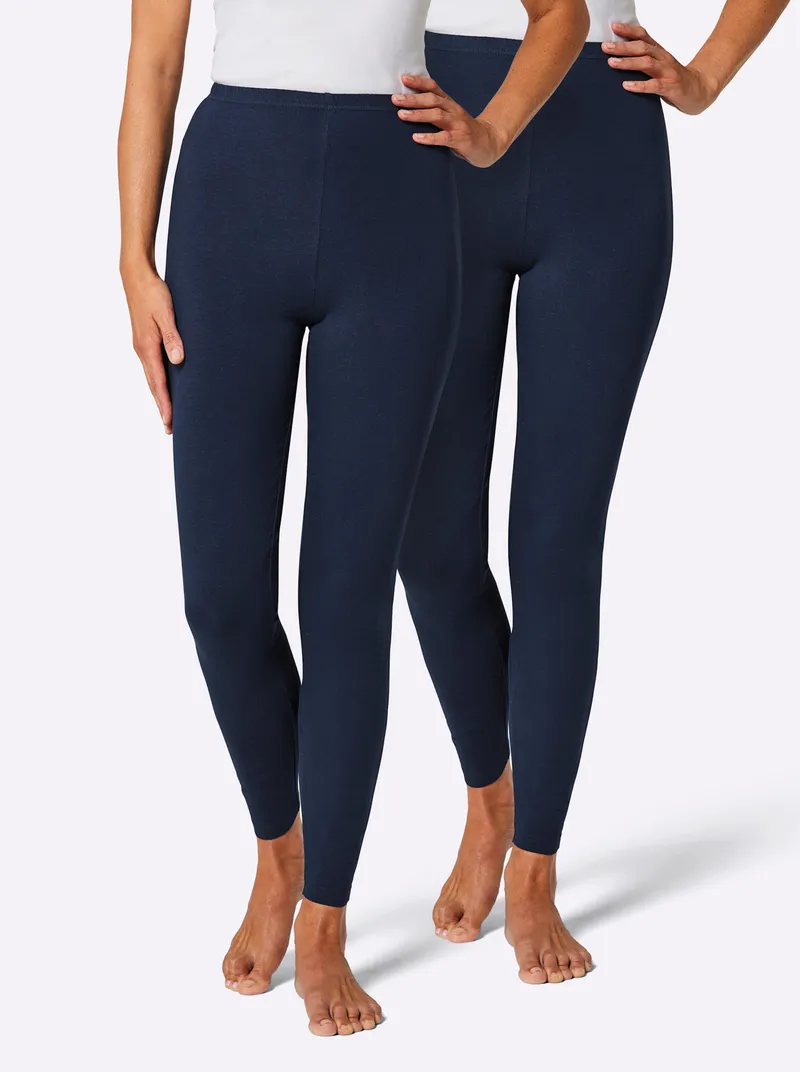 feel good Leggings marine, Marine, – Produktbild 3 von 3