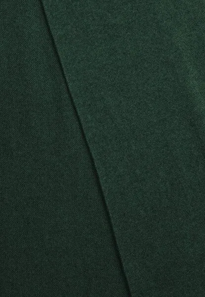 MELA MELA Jacquard Strick Schal Style ASMEE aus 100% Bio-Baumwolle, Deep forest melange, – Produktbild 4 von 4