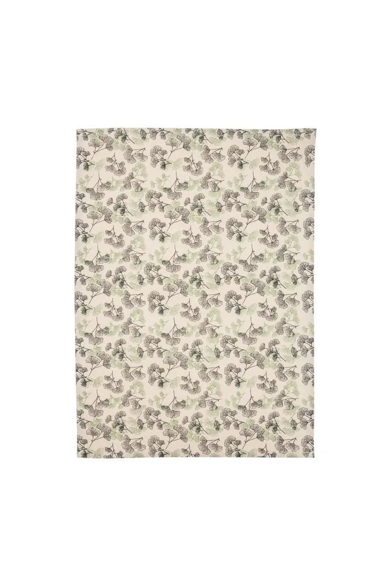 Tranquillo Geschirrtuch LEAVES (Bio-Baumwolle) - grün – Produktbild 1 von 2