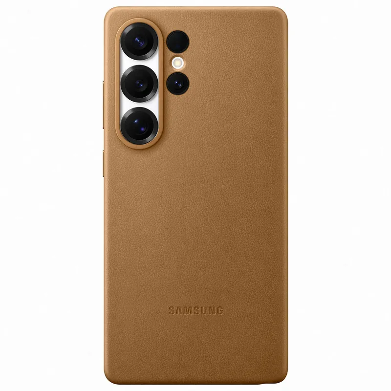 Samsung Original KindSuit Vegan Leather Case für das Samsung Galaxy S25 Ultra - Braun, Braun, – Produktbild 2 von 2