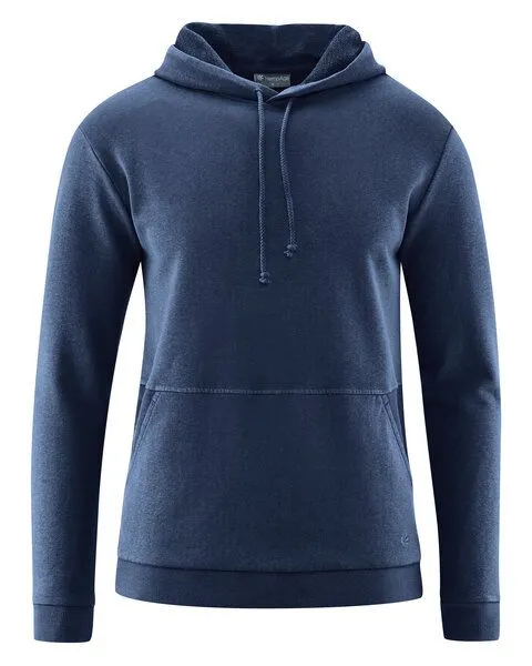 HempAge HempAge Hoodie Hanf/Bio-Baumwolle, Dunkelblau (navy), – Produktbild 1 von 3