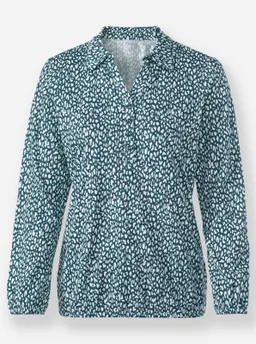 Witt Langarmshirt petrol-weiß-bedruckt – Produktbild 1 von 1