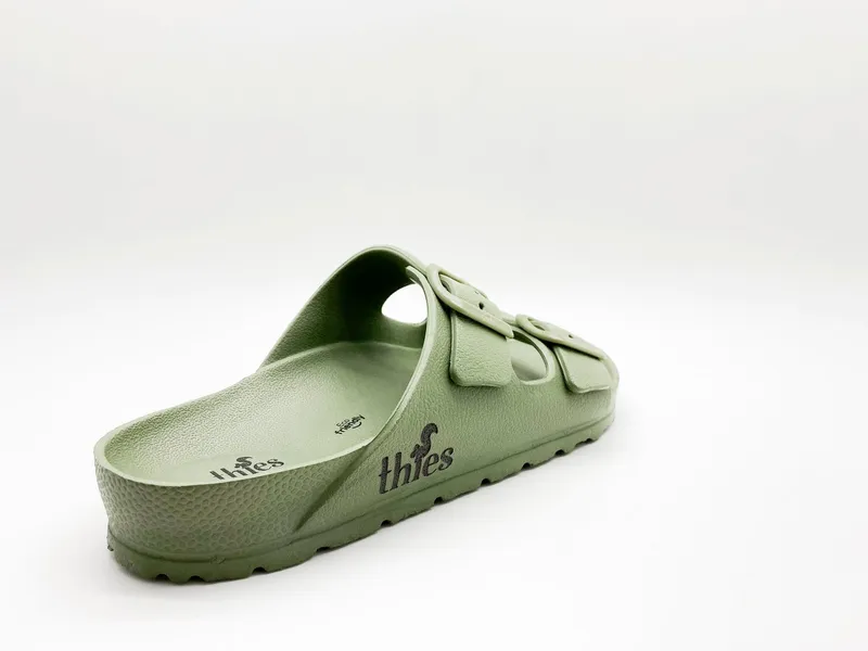 thies thies 1856 Ecofoam Sandal Vegan Sandale, Grün, – Produktbild 3 von 5