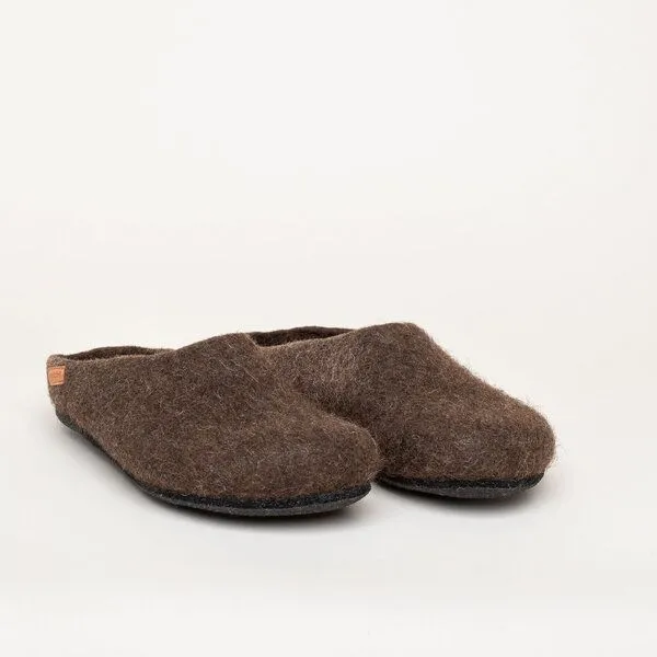 Magicfelt Magicfelt Filz-Hausschuh 719 aus 100% seltenen Wollen Pantoffel für Damen & Herren, Tiroler bergschaf, – Produktbild 1 von 3