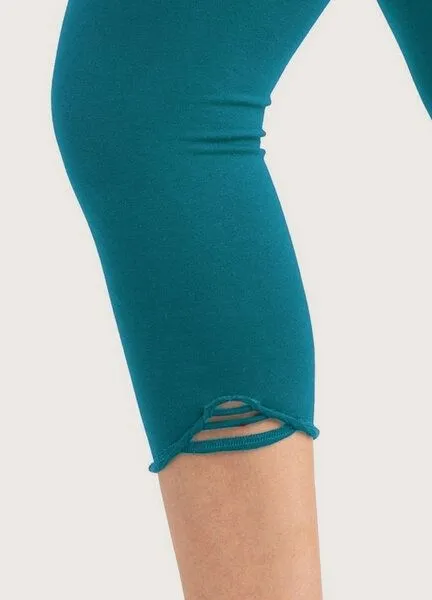 Frija Omina Frija Omina Bio Capri Leggings Feel, Petrol (blau), – Produktbild 1 von 2