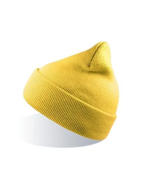 Atlantis Headwear Atlantis Headwear Atlantis Mütze mit Bund in 35 Farben erhältlich, Lenonad(blasgelb), – Produktbild 1 von 3
