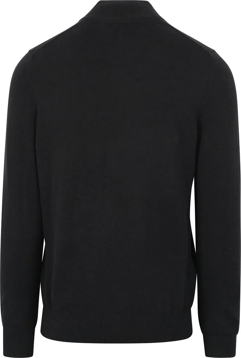 Lyle and Scott Lyle & Scott Half Zip Pull Merino Schwarz - Größe XXL, Schwarz, – Produktbild 1 von 3