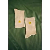 Jutelaune Jutelaune Yellow Heart Socks - GRS und OEKO-TEX Zertifizierungen – Produktbild 1 von 1