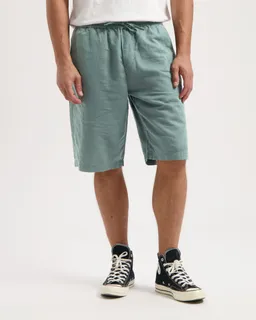 Kuyichi Kuyichi Herren vegan Shorts Tyler Salbei Grün – Produktbild 1 von 1