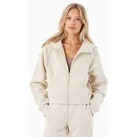 ORGANICATION ORGANICATION JODDY | Essentials Full Zip-Hoodie aus Bio-Baumwolle und recyceltem Polyester, Off white, – Produktbild 1 von 1