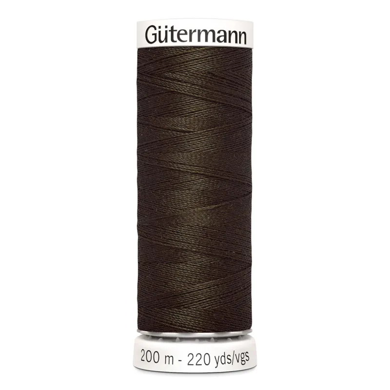 Gütermann Gütermann Allesnäher 200m 021 Dunkelbraun – Produktbild 1 von 1