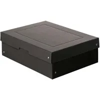 Falken Falken Aufbewahrungsbox 'PURE Box' Black, DIN A4, 100 mm Höhe – Produktbild 1 von 1