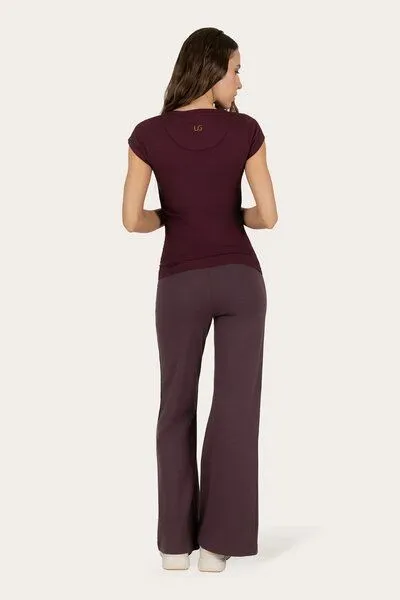 Urban Goddess Urban Goddess Zefira Yoga Tee, Fig (lila), – Produktbild 3 von 4