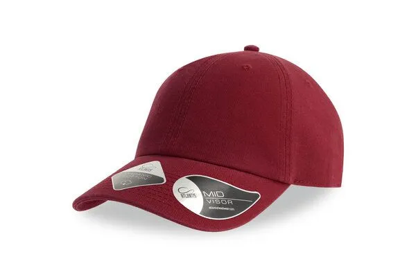 Atlantis Headwear Atlantis Headwear Fraser Cap Bio Baumwolle verstellbar, Cardinal red, – Produktbild 1 von 4