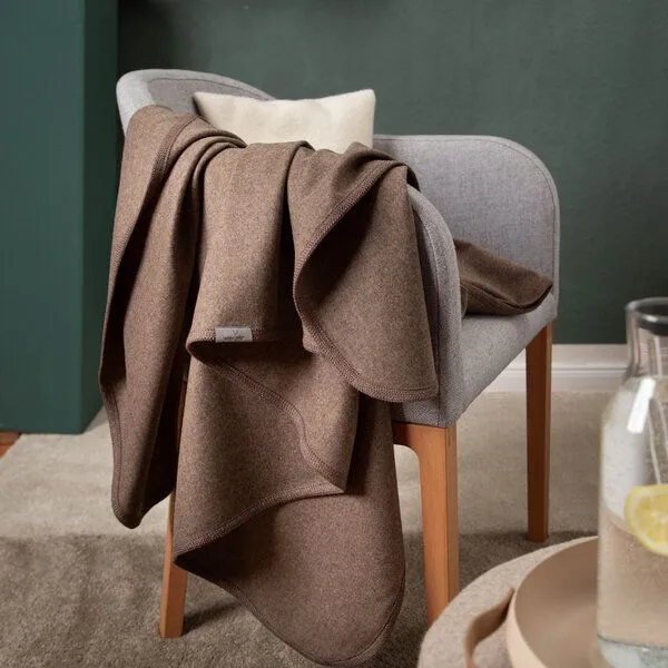 nahtur-design nahtur-design Sommerdecke "Leichtloden" | Natürliche Wärme für jeden Tag, Braun, – Produktbild 1 von 4