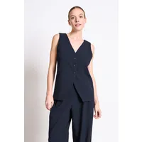 JAN N JUNE JAN 'N JUNE Damen vegan Anzugweste Imata Nightfall Navy – Produktbild 1 von 1