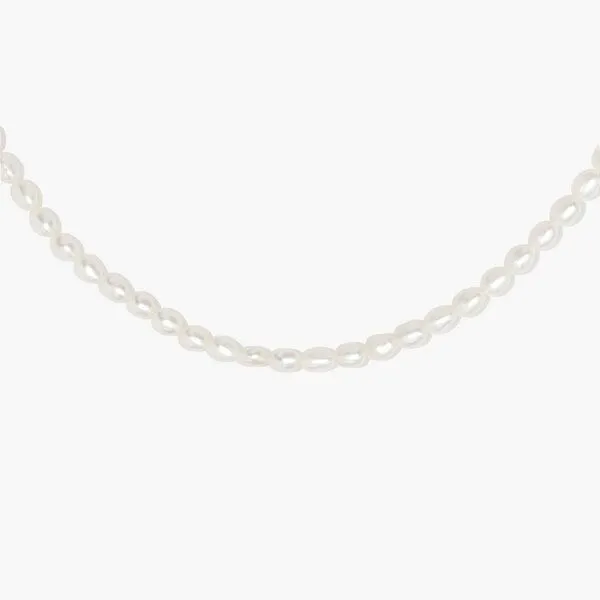 Paeoni Colors Paeoni Colors Klassische Perlenkette aus Süßwasserperlen und 18k Gold Vermeil, 925 Sterling Silber – Produktbild 1 von 4