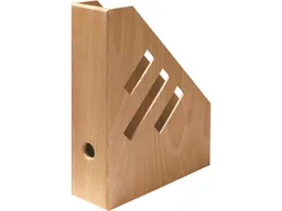 Stehsammler aus Holz für DIN A4 Format, stabil, 8 cm breit – Produktbild 1 von 1